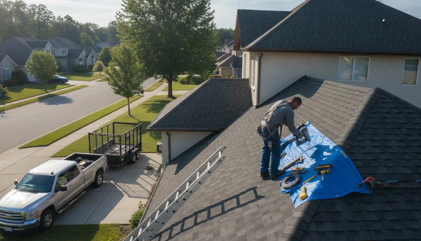 Roofing in Stanley